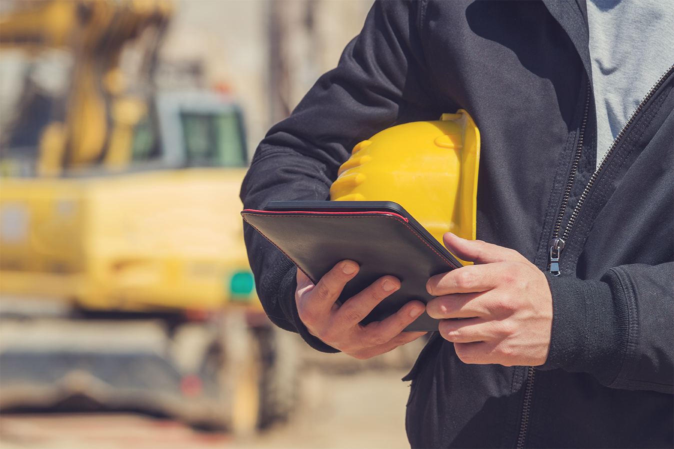Utilisation tablette sur chantier pour mobilité plateforme wizzcad